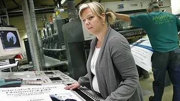 Åsa Grünewald leder ett företag som går på höägvarv.