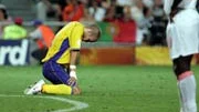 Fredrik Ljungberg efter förlusten.