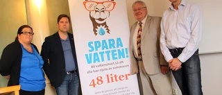 In med högtryckstvätten - på måndag blir det bevattningsförbud