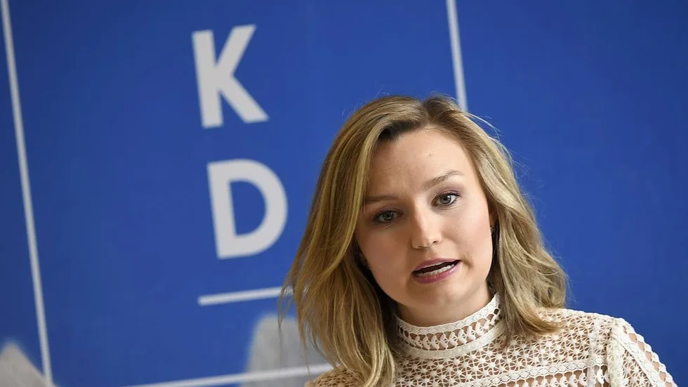 Ebba Busch Thor. KD-ledare som söker sina väljare.