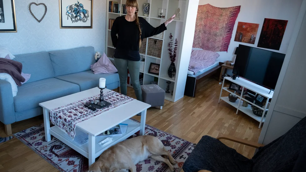 "Jag och min tonårsdotter bor på 70 kvadrat. Det är inte stort med visst kan vi härbärgera en mamma och ett par barn", säger Jenny Edman.