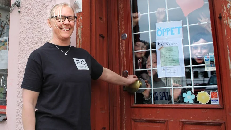 Anneli Ramstedt är glad över att Fritidscentrum blir kvar i lokalen i centrum.