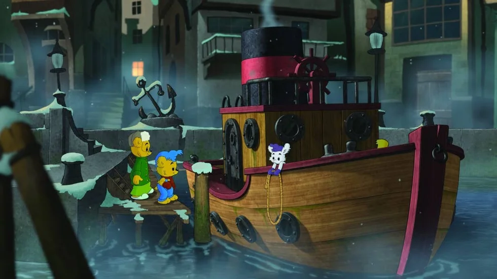 I nya ”Bamse och dunderklockan” måste Skalman och Lille Skutt ge sig ut på en farlig resa. Filmen har fina miljöer men själva handlingen är lite torftig.