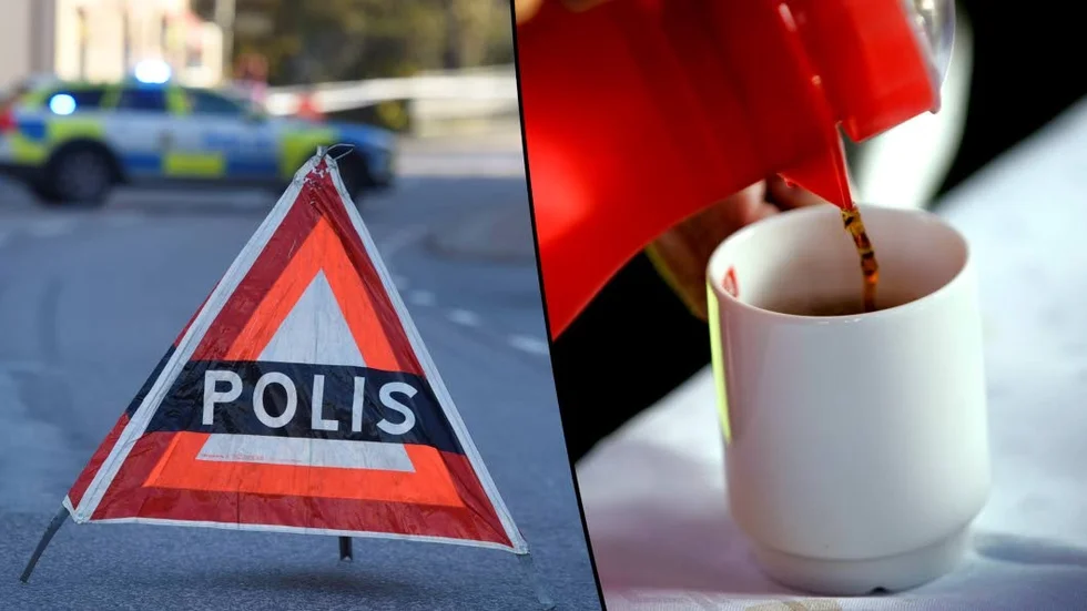 Polisen hyllar Virserumsbor som bjöd på fika.