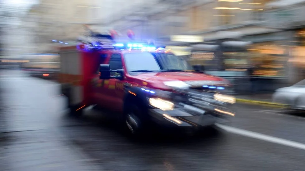 Räddningstjänsten ryckte ut till platsen.