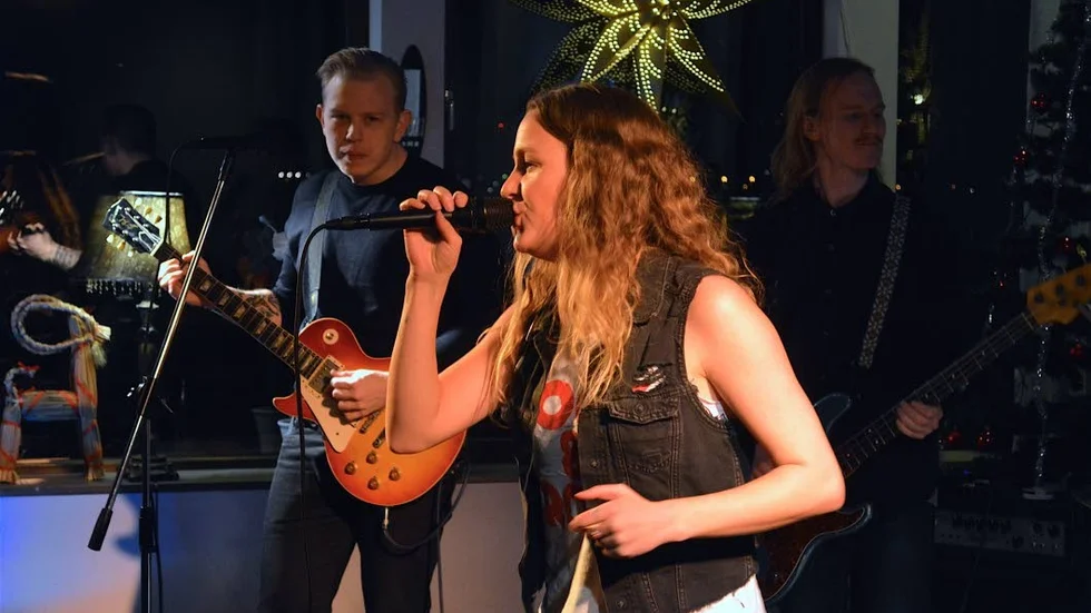 Ida Bang & The Blue Tears under förra årets succéspelning på Skepparpinan i Motala.