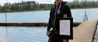 Kommunen stänger badplats