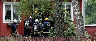 Åskan slog ner i hus