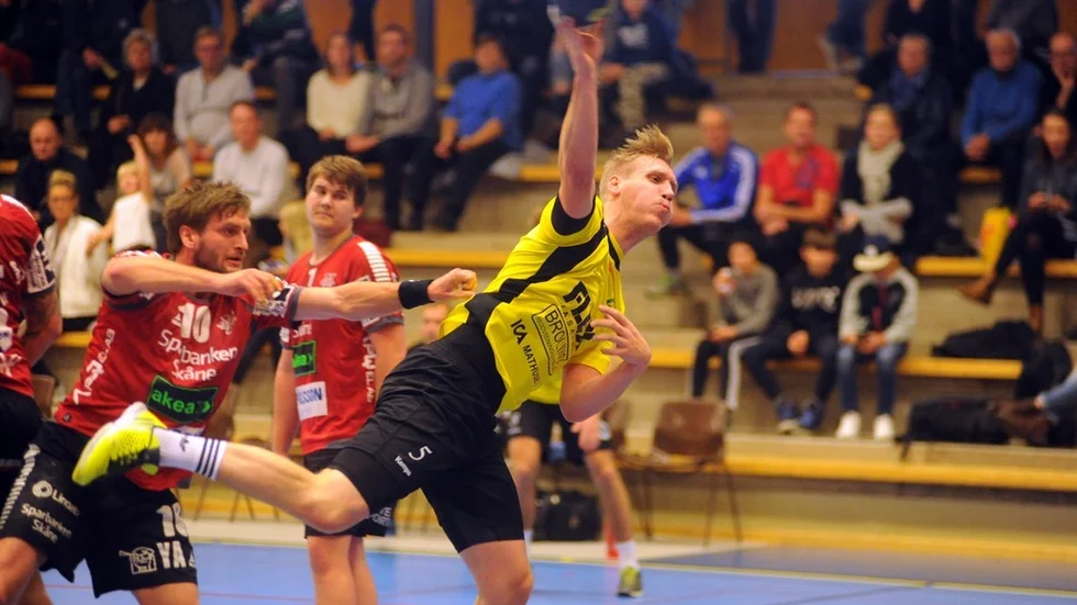 Eric Schultz var bra när HHF föll borta mot Trelleborg.