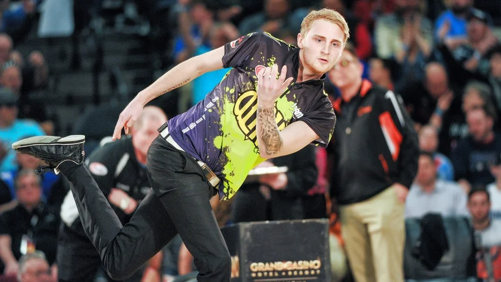 Jesper Svensson blev sjua och näst bäste svensk när World Tour i bowling var på besök i Sverige för första gången. Foto: PBA