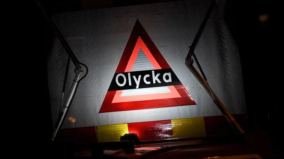 Räddningspersonal larmades till Nykyrka, norr om Motala.