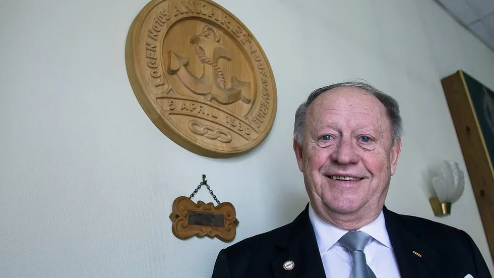 Gillis Persson, övermästare i Motalas Odd Fellow-loge ser fram emot 200-årsfirandet.