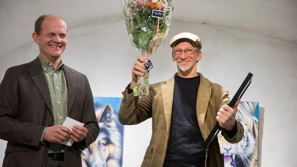 Förra årets fick smideskonstnären Rickard Asp kulturstipendiet.