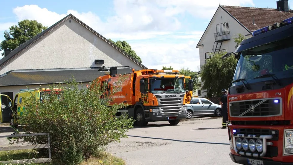 Väderstad. Olyckan inträffade på Folkungavägen i Väderstad. Kvinnans liv gick inte att rädda.