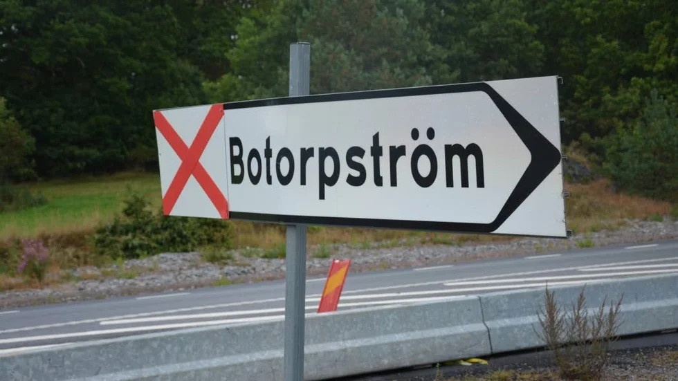 Botorpsström. Här stoppades mannen.