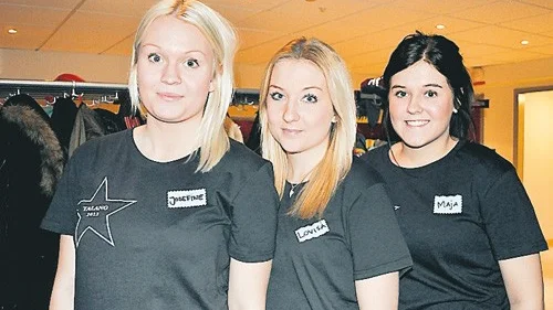 Josefine Andersson, Lovisa Ahlstedt och Maja Eriksson har jobbat hårt med sitt projektarbete.