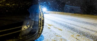 Misstänkt smitning i snöovädret