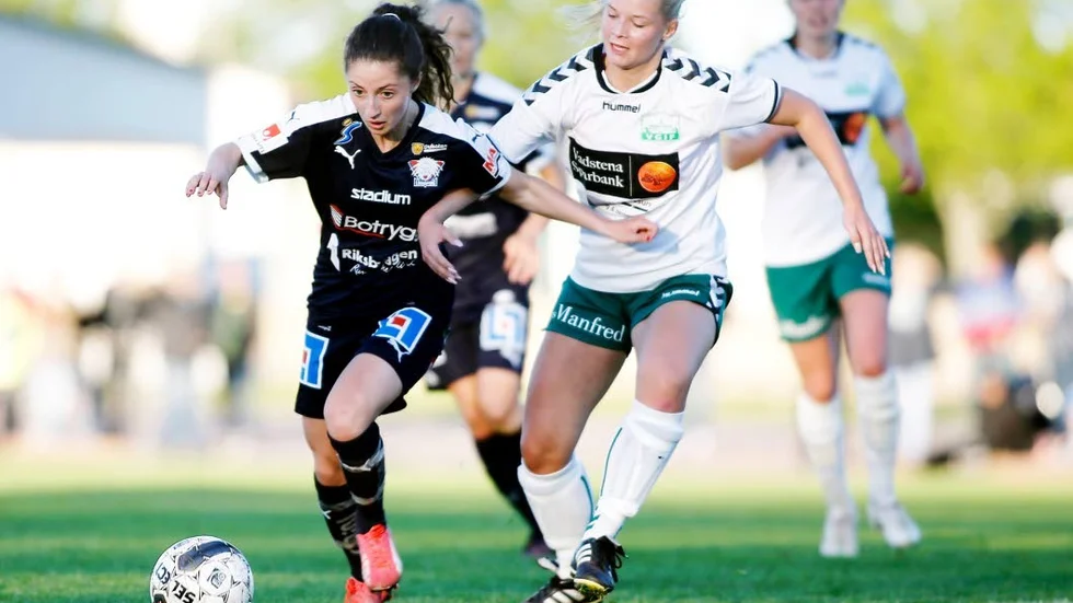 Venera Rexhi, här i LFC:s dress, lämnar Sverige och drar västerut.