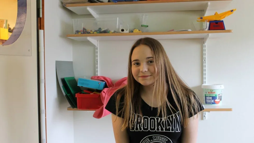Jonna Strand är på förskolan Mossen.