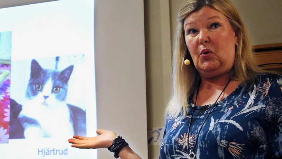 Kattspecialisten Susanne Hellman Holmström.
