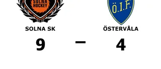 Östervåla fick ge sig i toppmötet med Solna SK