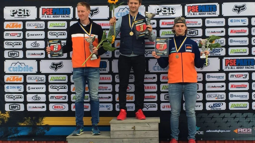 PALLEN. SMK Motalas Alexander Hultebring kom trea totalt i Sverigecupen bland alla juniorer och seniorer utanför elitnivå.
