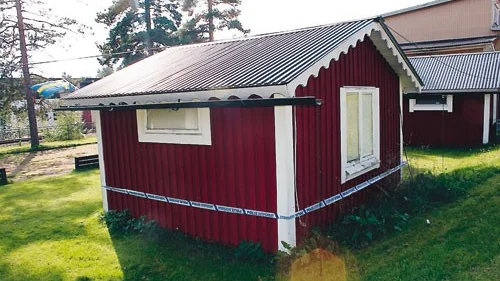 Här bodde kvinnan i många år.