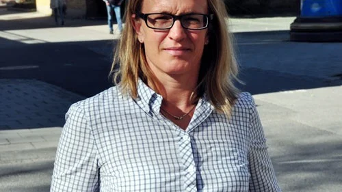 Svagare konjunktur leder till att produktionskapaciteten inte utnyttjas, säger Frida Boklund