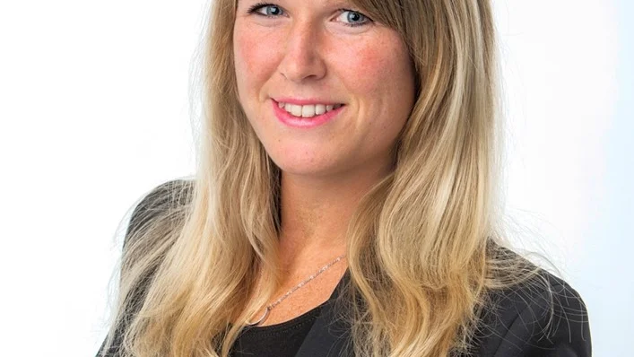 Erika Sandström nätverkar. Foto: Privat