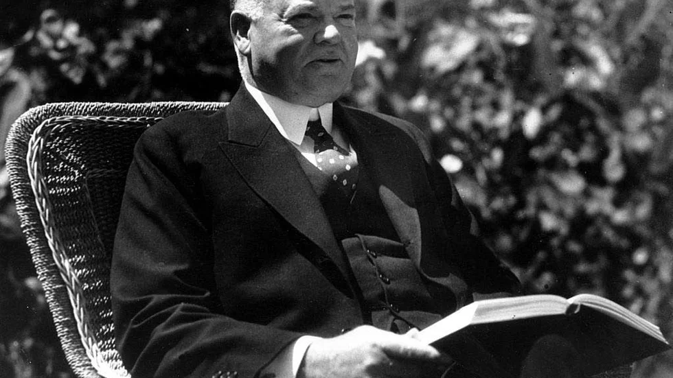 Herbert Hoover, USA:s olycksalige president 1929-33.