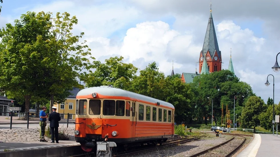 Smalspåret har kört med två vagnar nästan varje dag under sommaren. Foto: Ellinor Harrysson