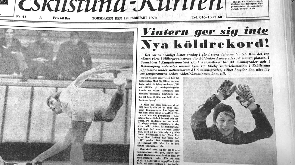 Det uppmättes både snö- och köldrekord i februari 1970 och kylan stannade i flera veckor.
