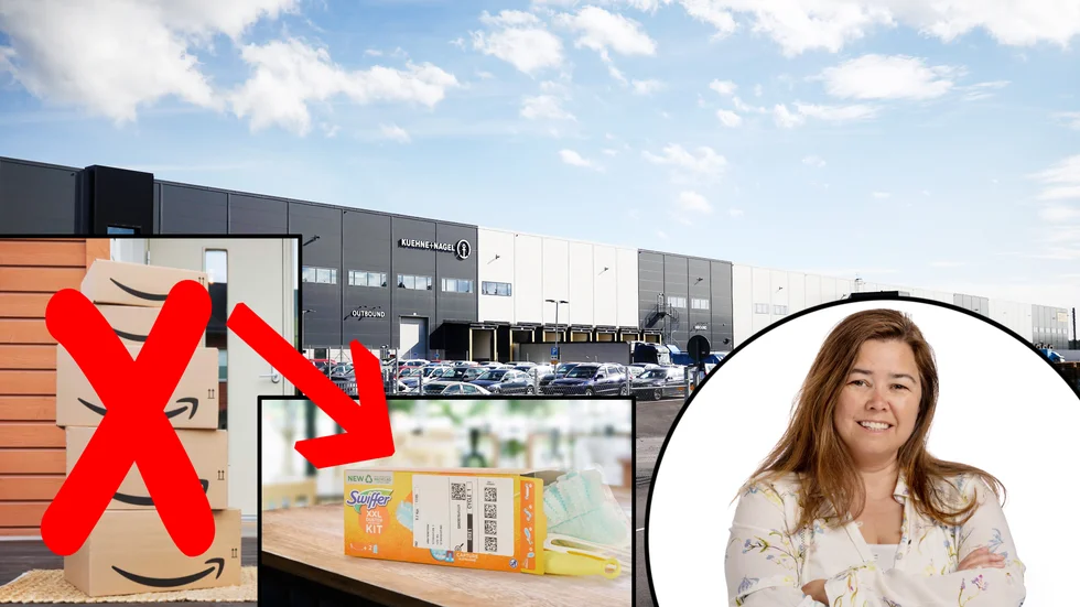 "Jag kan inte säga exakt hur många, men kunder kan nu få tusentals produkter hemskickade utan extra leveransförpackning", säger Gulfem Toygar, Sverigechef på Amazon, angående att de nu slopar extra paket runt de bestälningar som inte behöver det.