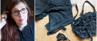Hon ska virka en ö av jeans – för Stig Dagerman
