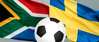 Här kan du se VM-matchen: Sverige - Sydafrika imorgon