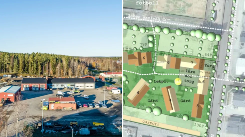 Byggande på fastigheten Volten 2