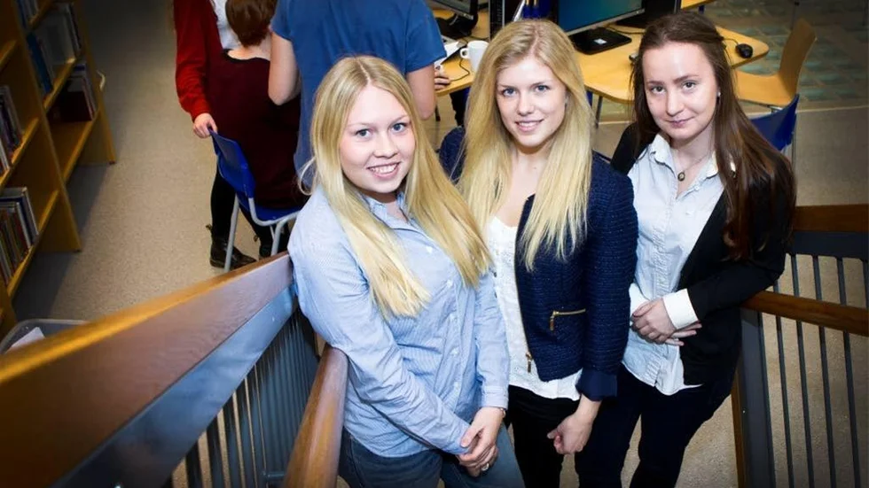 Olivia Gehlin, Cassandra Andela och Linn Johansson.