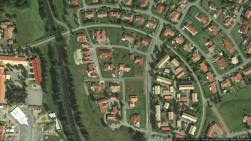 Området kring Södra Lillgärdsvägen 8