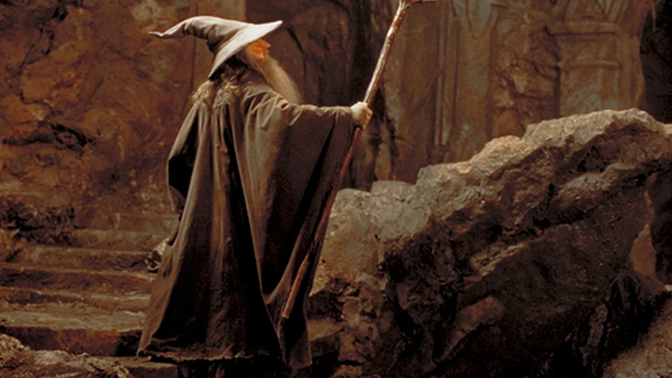 Ian McKellen som Gandalf i Peter Jacksons filmatisering av "Sagan om ringen". Arkivbild.