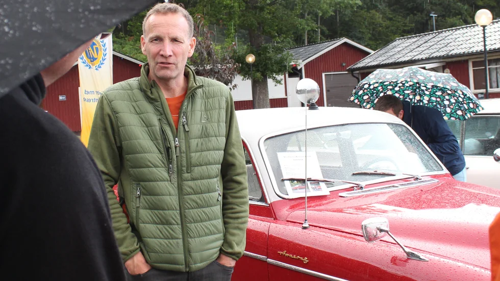 Mattias Wahlstedt har sett Olle Blombergs Volvo sedan han vara fem år.