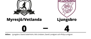 Ljungsbro upp i topp efter seger