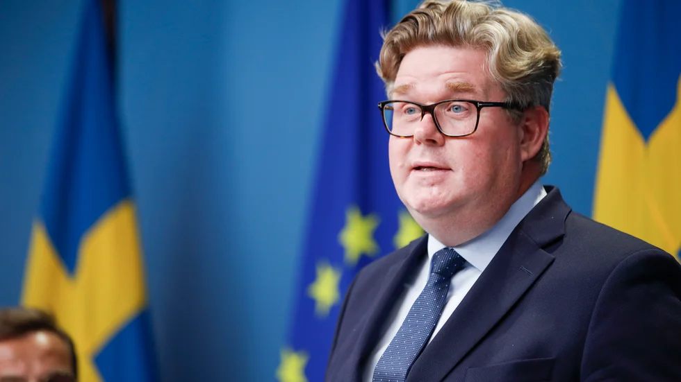 Justitieminister Gunnar Strömmer (M). Arkivbild.