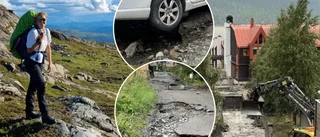 De befinner sig i översvämningens Åre: "Blev chockad"