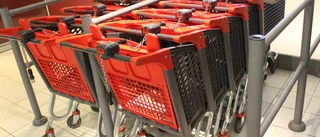Butikerna förlorar kundvagnar och kundkorgar 