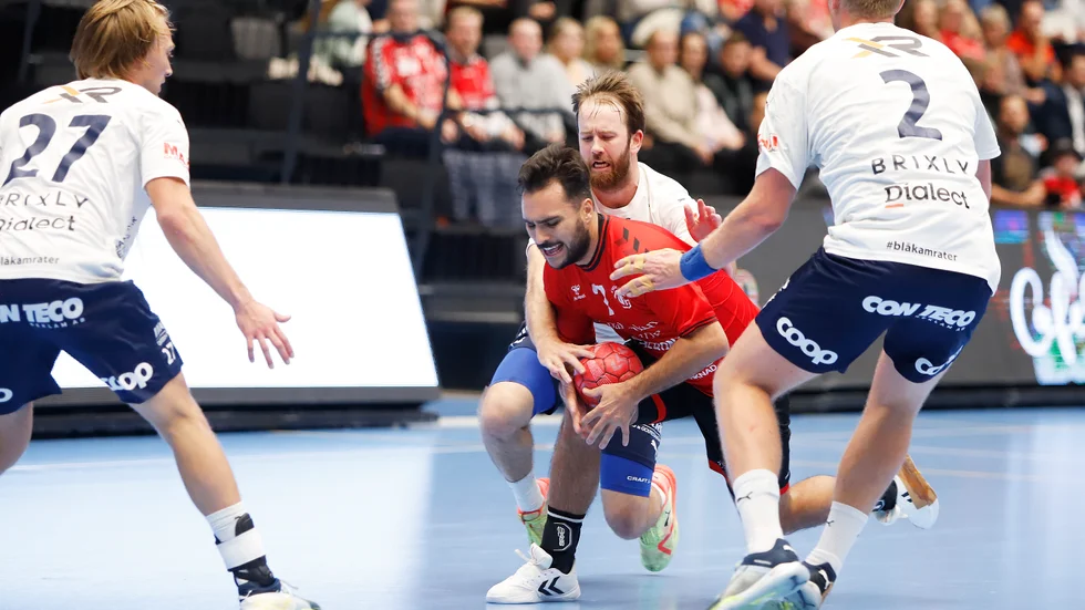 Pavle Karacic fick spela 60 minuter som högernia i hemmamötet med Önnered under torsdagskvällen. Arkivbild.