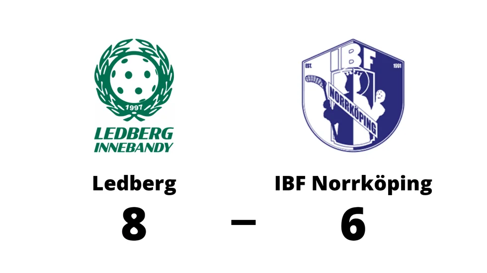 Ledberg IBF vann mot IBF Norrköping