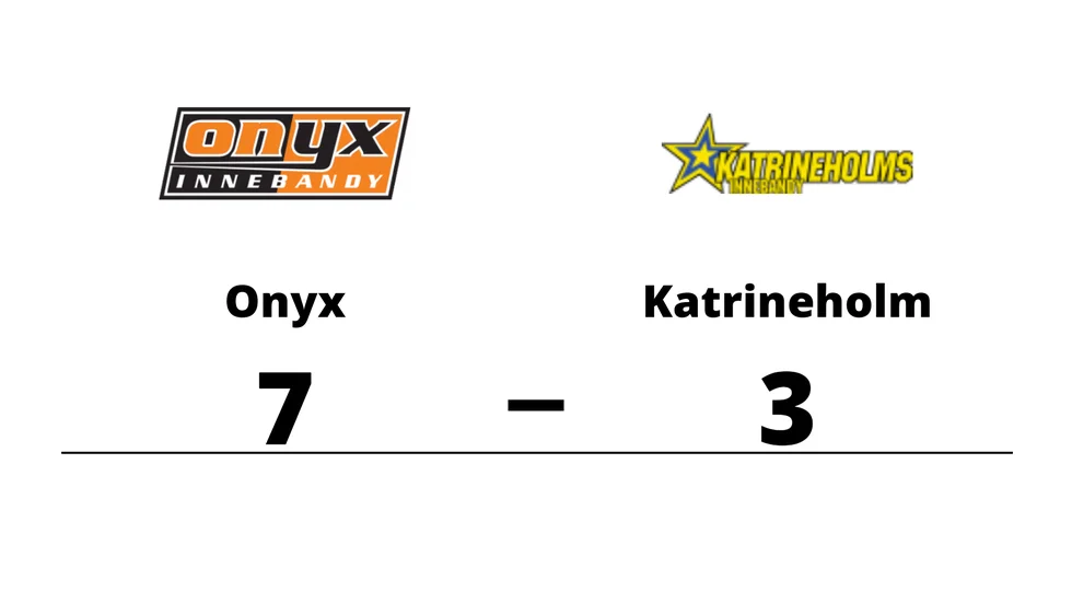Onyx IBS vann mot Katrineholms IBF