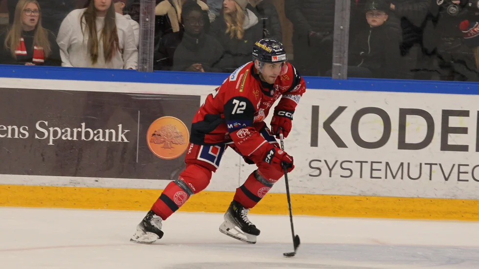 Jake McGrew gjorde en av sina bättre insatser för Västerviks IK.