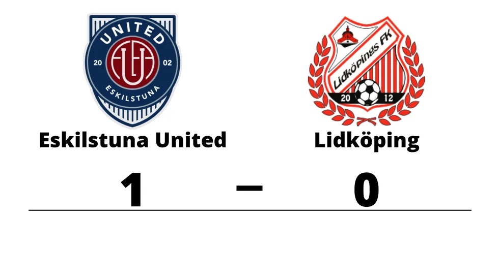 Eskilstuna United DFF vann mot Lidköpings FK