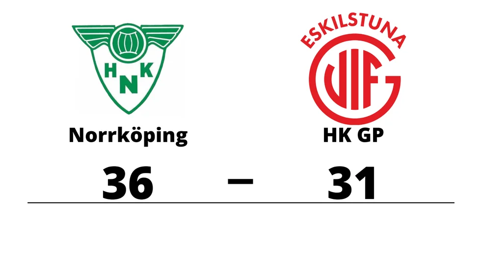 Norrköpings HK vann mot HK GP